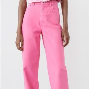Zara pink jeans